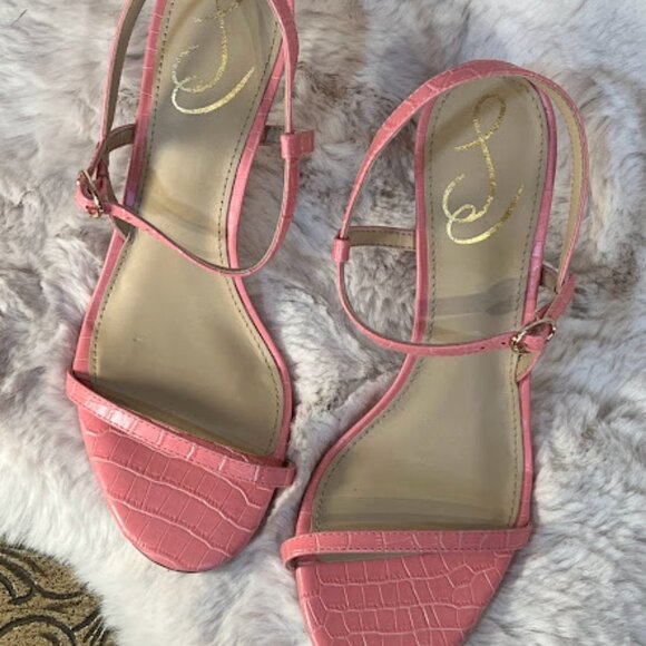 🎩🗝️ NWT $130 NWOB -  Sam Edelman Pink Doran Strappy Sandal - Picture 3 of 5